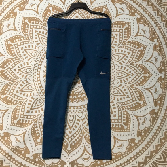 Nike Pants - TEAL NIKE DRI-FIT WORKOUT LEGGINGS